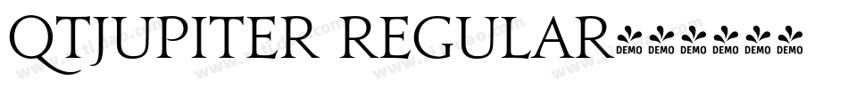 QTJupiter Regular字体转换